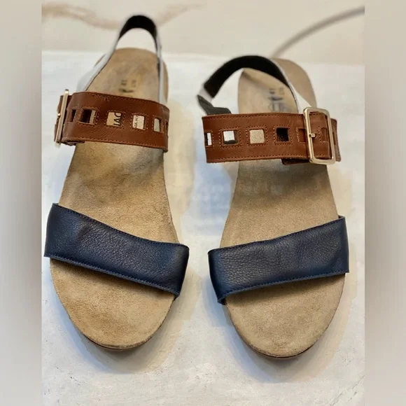 NAOT women’s Dynasty Wedge Sandals Size 41 US Size 10 NWOT New, never worn - Picture 3 of 10